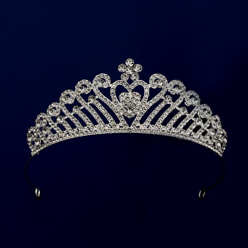 Bridal jewelry wedding tiara princess crown birthday party performance crown flower headband hair accessories tiara