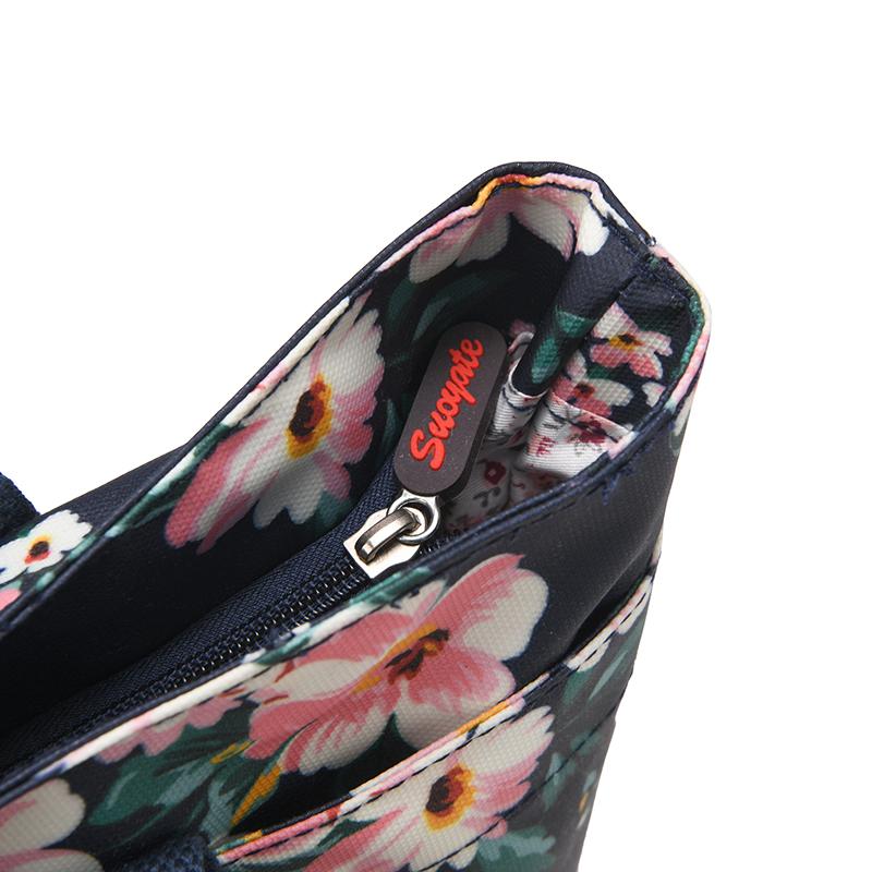 Large Capacity Tote Bag Women Commuter Printed Shoulder Bag Mother Bag