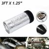 1M Insulation Metal Heat Shield Sleeve Wire Hose Protection Cover F-Best