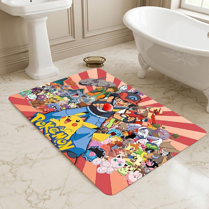 Pokemon World Living Room Nonslip Area Rug Soft Carpet For Bedroom Game Playroom Sofa Office Home Decor Doormat Christmas Gift C926395