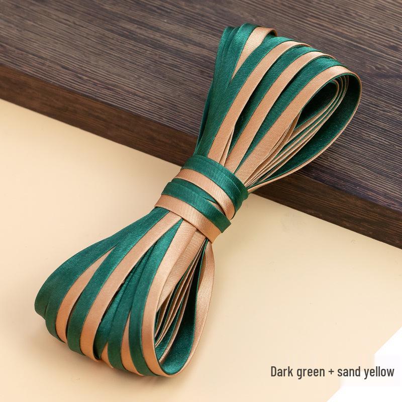 Hengmeihe Cheongsam Saténové lemování - 1 cm Pásky lemování v barvě pro oděvní doplňky