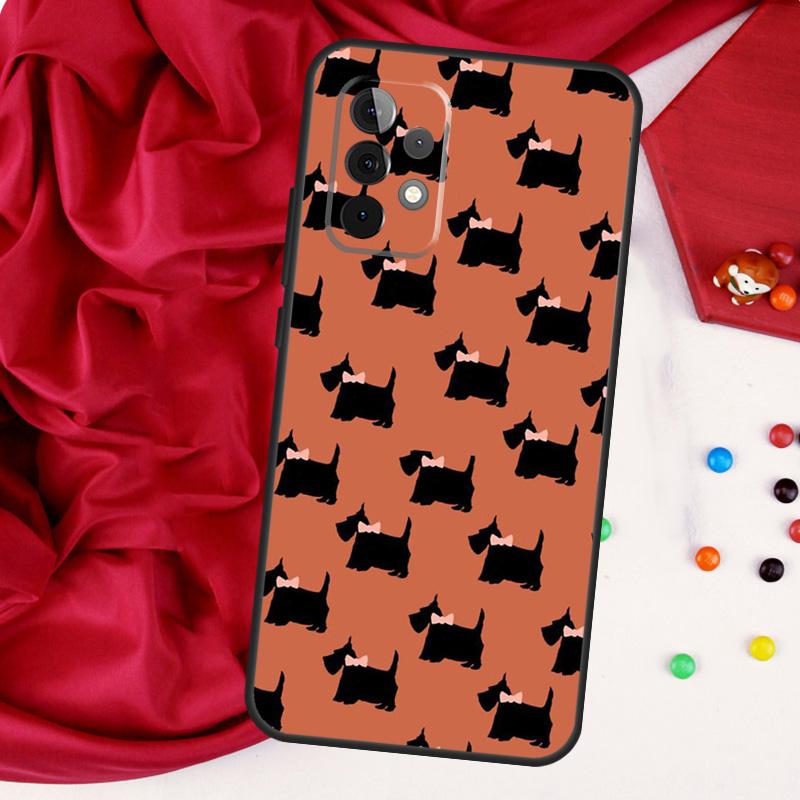 Scottish Terrier Pattern For Samsung Galaxy A56 A36 A26 A16 A05 A06 A22 A32 A52 A54 A34 A14 A55 A15 A53 A33 A35 Case