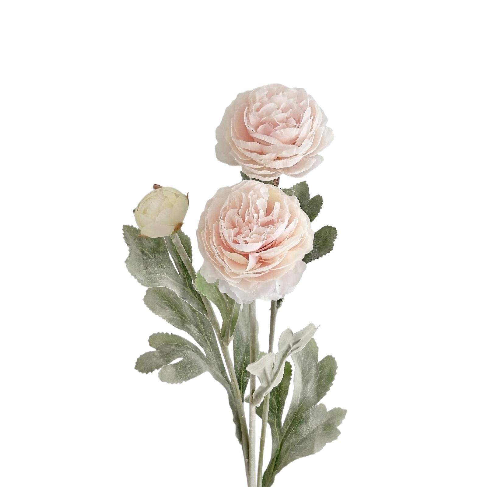 

1PC Single Stem Artificial Flower Realistic Faux Flower For Home Wedding Decor Fade Resistant Fake Flower For Indoor Outdoor Decor One Size бежевый
