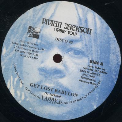 12inch Record YABBY YOU - Get Lost Babylon NONE Prophet Record 2000 Jamaica Reggae, Ska & Dub Used