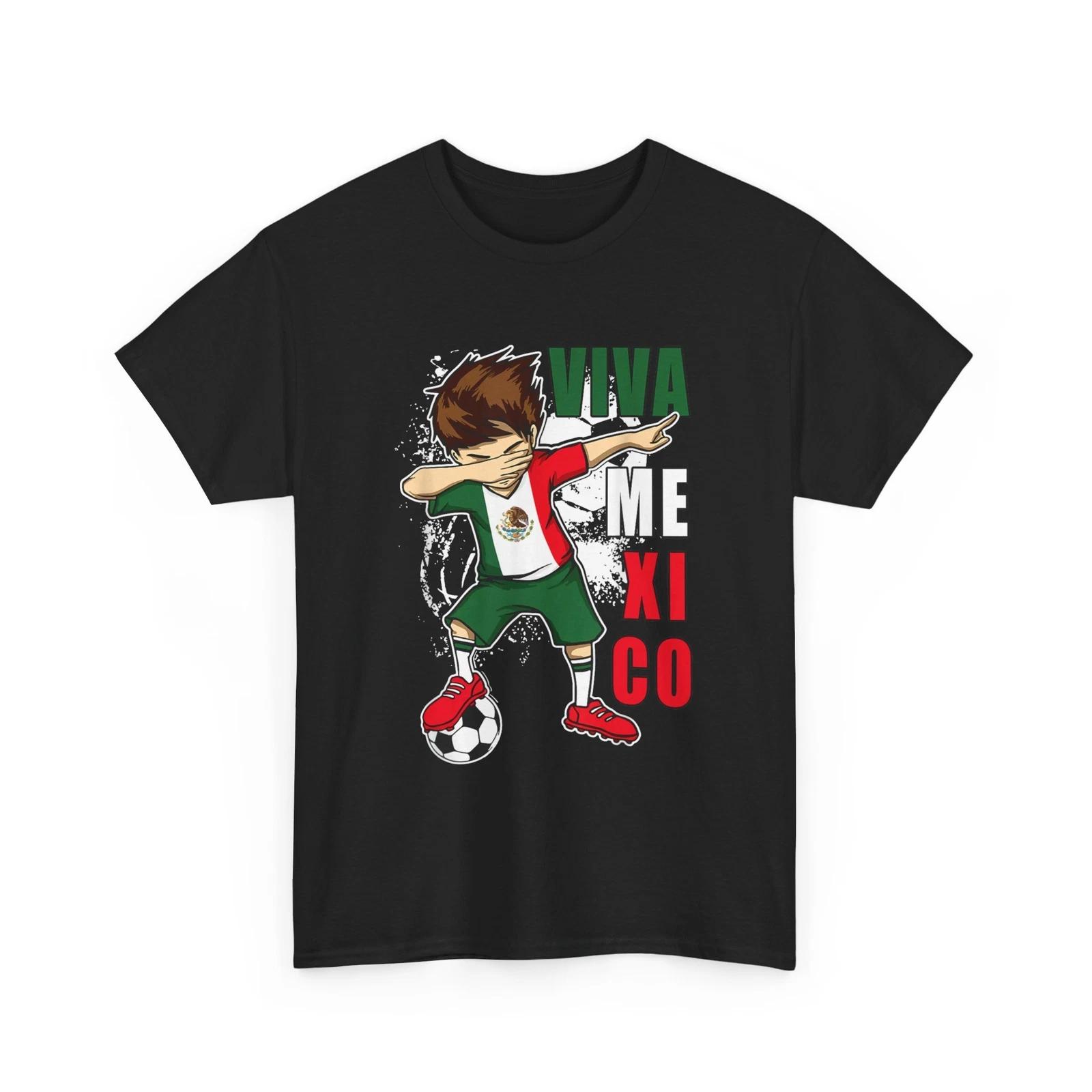

Viva Mexico Soccer Independence Day Mexican Flag Kids Boy T-Shirt 2XL