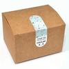 Pro Packung Blumendruck Danke für Ihre Bestellung Aufkleber Verpackungsversiegelungs-Etiketten Kleinunternehmer Geschenkdekorationsaufkleber