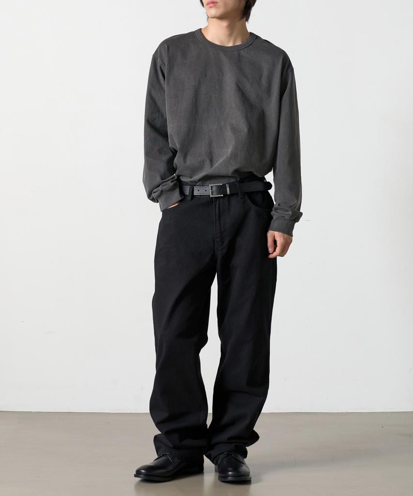 DENMADE Den768 Raw Routine Wide Chino (Black)