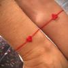 2Pcs Valentine'S Day Heart Shaped Bracelet For Women Men Handwoven Couple Best Friend Red Rope Romantic Love Bracelet Gifts