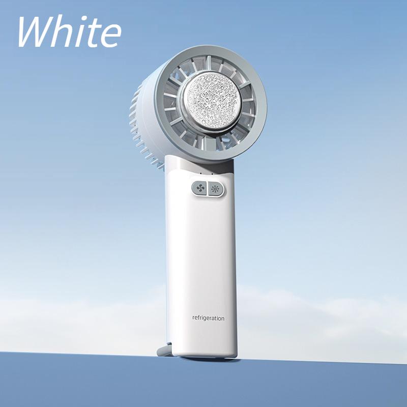 

Ultra Portable Ice Cooling Handheld Fan - Silent USB Mini Fan for Student Study, Home Office & Outdoor Activities белый