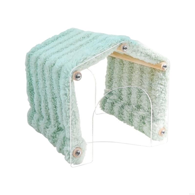 Hamster Furry Shelter Toy Rodents Molar Soft Bed Habitat for Hamster Mouse HX6C