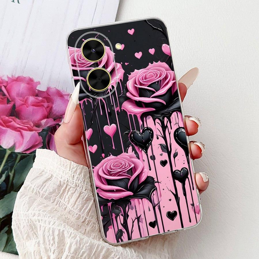 Phone Case for Xiaomi Poco C71 2025 Luxury Painted Back Cover TPU Capa Soft Silicone Fundas for Xiaomi PocoC71 Proective Case