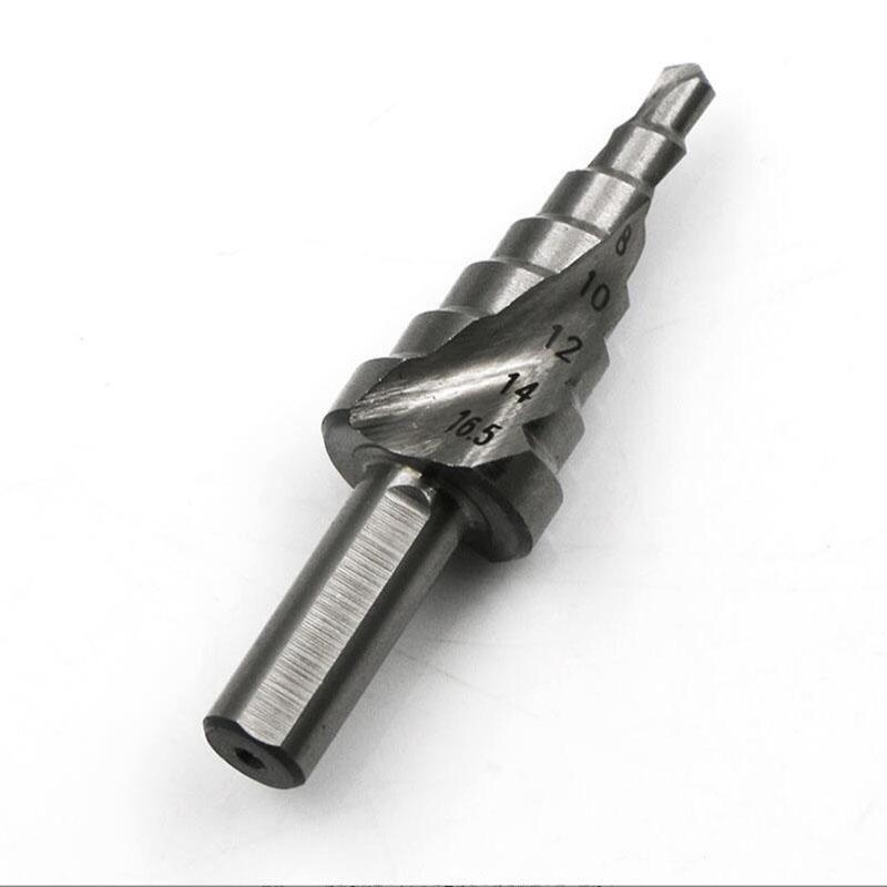 Bit Burghiu Treaptă HSS 4-16.5mm Pentru Lemn Metal Tăietor Găuri Unelte de Găurit Bit Burghiu Miez cu Canelură Spirală