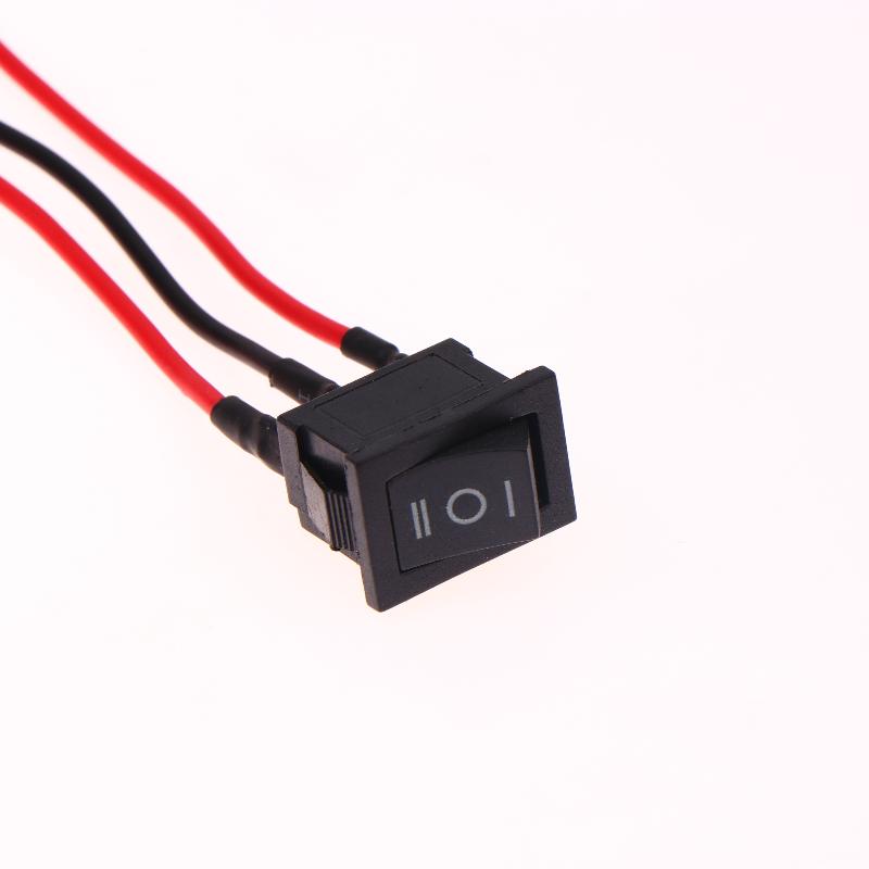 5Pcs Mini Rocker Switch 24V ON OFF Switch With Wire 3A Toggle Switch