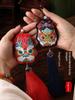 Scented Sachet with Traditional Embroidery of a Lucky Dragon, Tassel Car Hanging Ornament, Pendant, Dragon Boat Festival Sachet, Gift for the Year of
