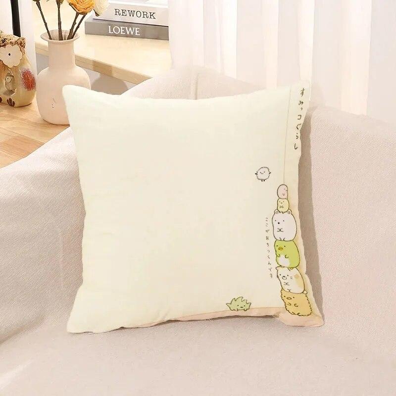 45x45cm cute cartoon print pillow case living room sofa office cushion cover home decoration children's gift