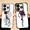 Taekwondo Kungfu Desgin Plating Phone Case For Xiaomi Poco X5 X6 X7 X8 Pro Max F8 Ultra F7 M8 M7 M5S Redmi 15C 15 14C 13C 13 X3