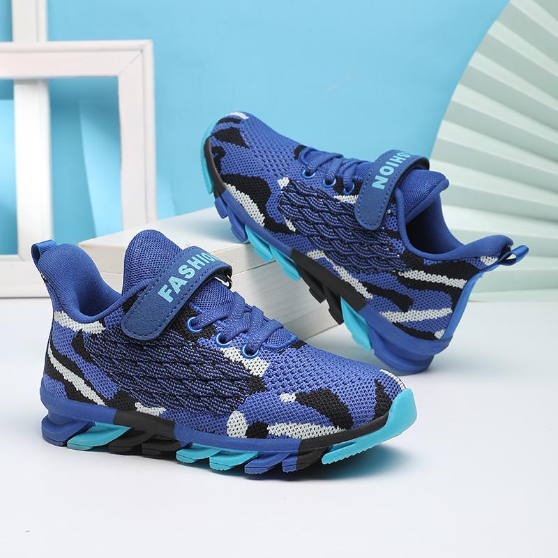 Kids Fashion Sneakers For Boys Girls Tennis Shoes Breathable Sports Running Shoes Children Casual Camouflage Walking Shoes