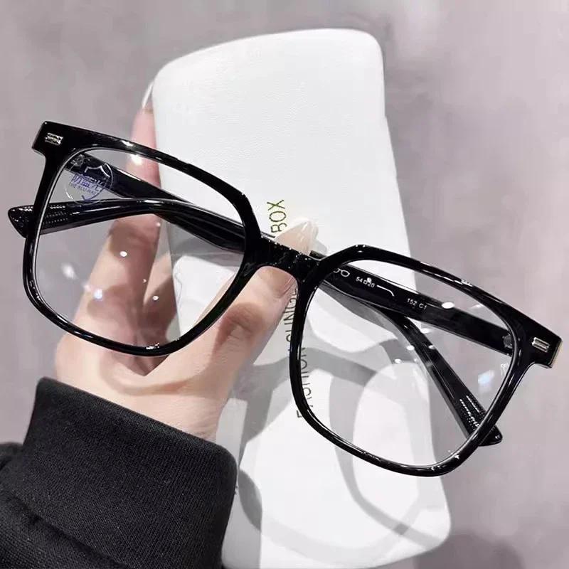 Fashion Transparent Computer Glasses Frame Women Men Anti Blue Light Square Eyewear Blocking Glasses Optical Spectacle Eyeglass