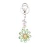 Sun Catcher Crystal Pendant Sunflower Car Keyring Creative Rhinestone Flower Keychain  Bag Charm
