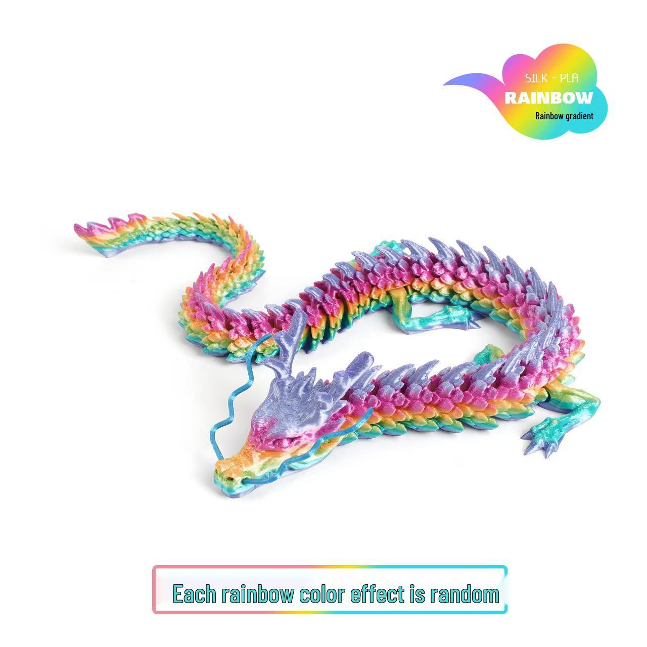 

Набор игрушек «Яйцо китайского дракона, напечатанное на 3D-принтере» - Подарок в виде фигурки подвижного дракона 25cm Chinese Dragon