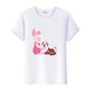 Kawaii Cartoon Pooh Bear Piglet Clothes Girl Top Womam T-shirts Loose Blouse White Tee Short Sleeve Streetwear 90S Shirts Unisex