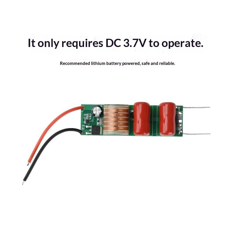 Dc 3.7V To 5000V High Voltage Boost Module Arc Pulse Step Up Board Low Heat Power Supply Module For Electronic Diy Project