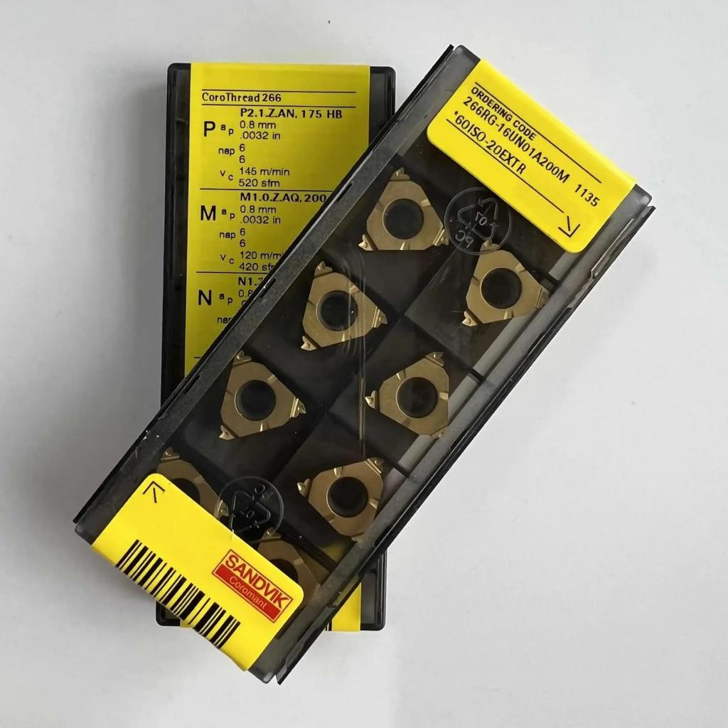 Original Sandvik / 266RG-16UN01A200M 1135 /Carbide CNC Blade 10 PCS