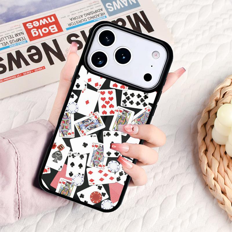 Ace of Spade Playing Card Phone Case For IPhone 17 16e 15 14 13 12 11 Pro Max Air Mini Soft Protective Cover
