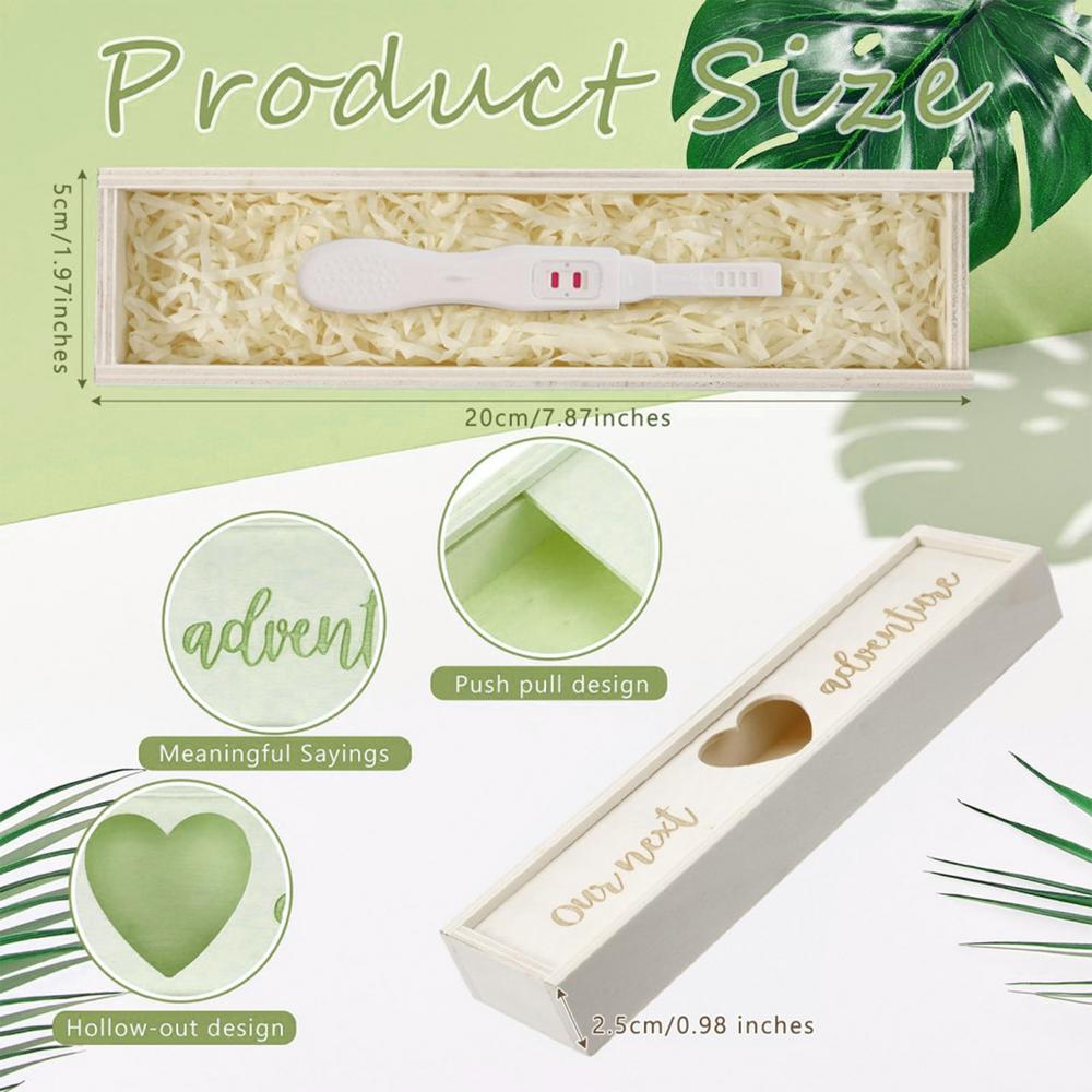 

1 шт. Подарки для объявления о беременности, Коробка для хранения теста на беременность, Коллекционная коробка, Подарок-сюрприз для объявления мужу