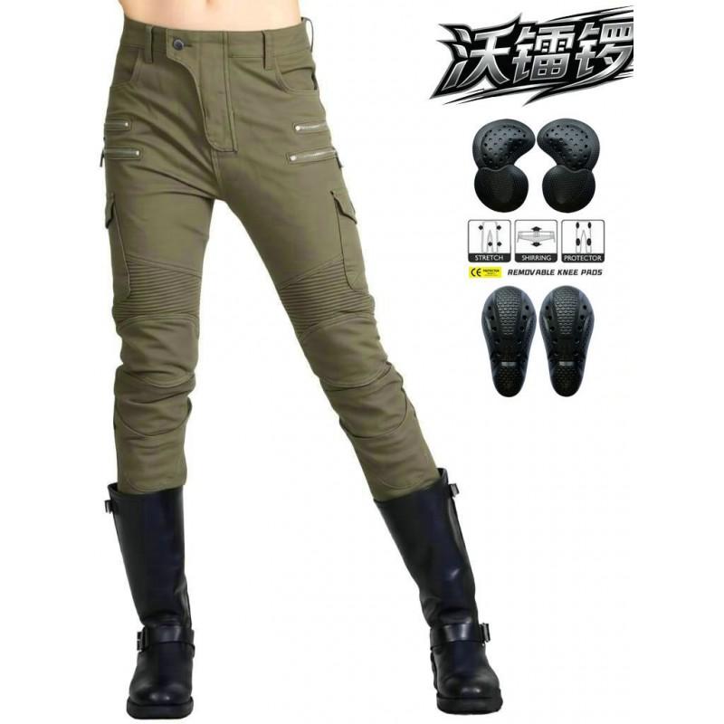 Womens Motorcycle Riding Pants With Built-in