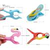 Puntos Mignon Pantoufle Perroquet Dauphin Forme Coupe-Vent Serviette De Plage Clip Pince De Séchage Pince