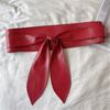 Self Tie Belt Elegant Knotted Wide Waist Belt for Jeans Dresse Club Bar Obi Belt