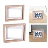 Rotating Picture Frame Transparent Decorative DIY Tabletop Display for Tabletop Weddings Baby Birthdays Valentines Daughter