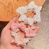 1pc Pearl Bow Hairband for Girls; Light Luxury Feeling Hair Elastic Band; Rubber Band Hair Accessory; Headband for Hair