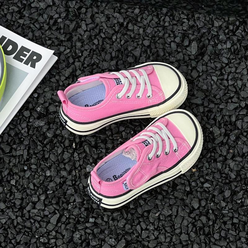 Children's Canvas Shoes Summer New Small, Medium and Large Boys and Girls Students Mango Head Board Shoes Sports and Leisure Shoes Tide