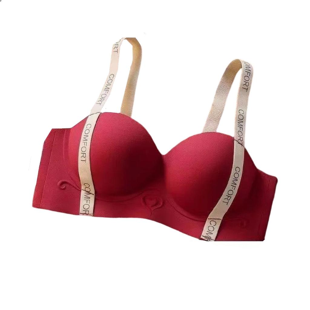 Women's Heart Pattern Tank Top Seamless Push-up Bra Without Wires