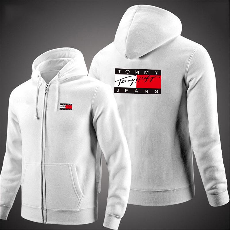 Sportlicher Reißverschluss-Kapuzen-Cardigan-Sweatshirt 2025 - Jetzt auf Lager