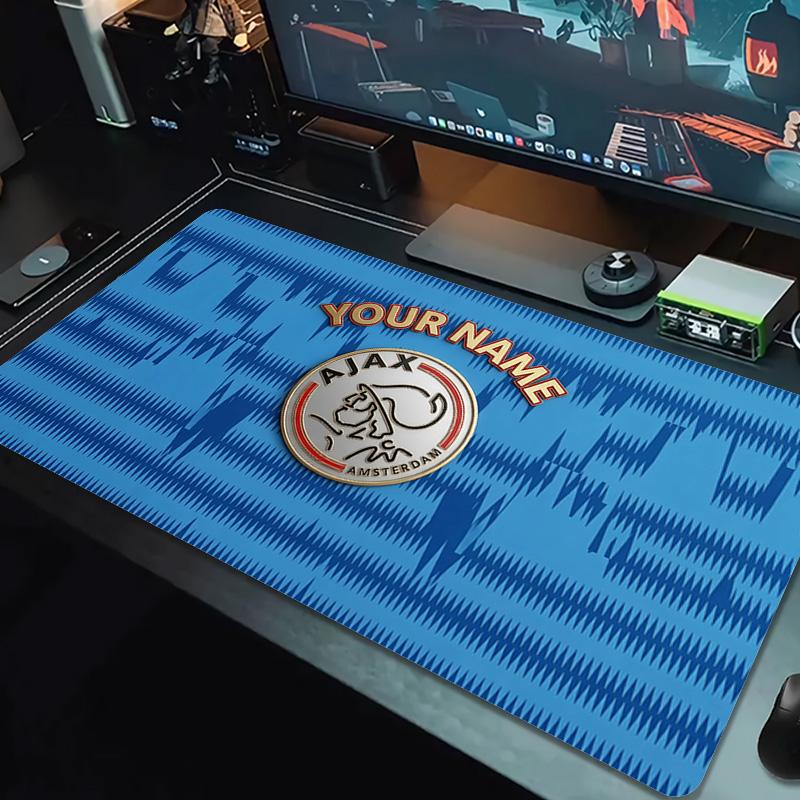 Poduszka z nadrukiem AFC Ajax Antypoślizgowa Mata pod laptopa/tablet Duża podkładka pod mysz XXL Mata do gry na mini PC Z blokowanymi krawędziami