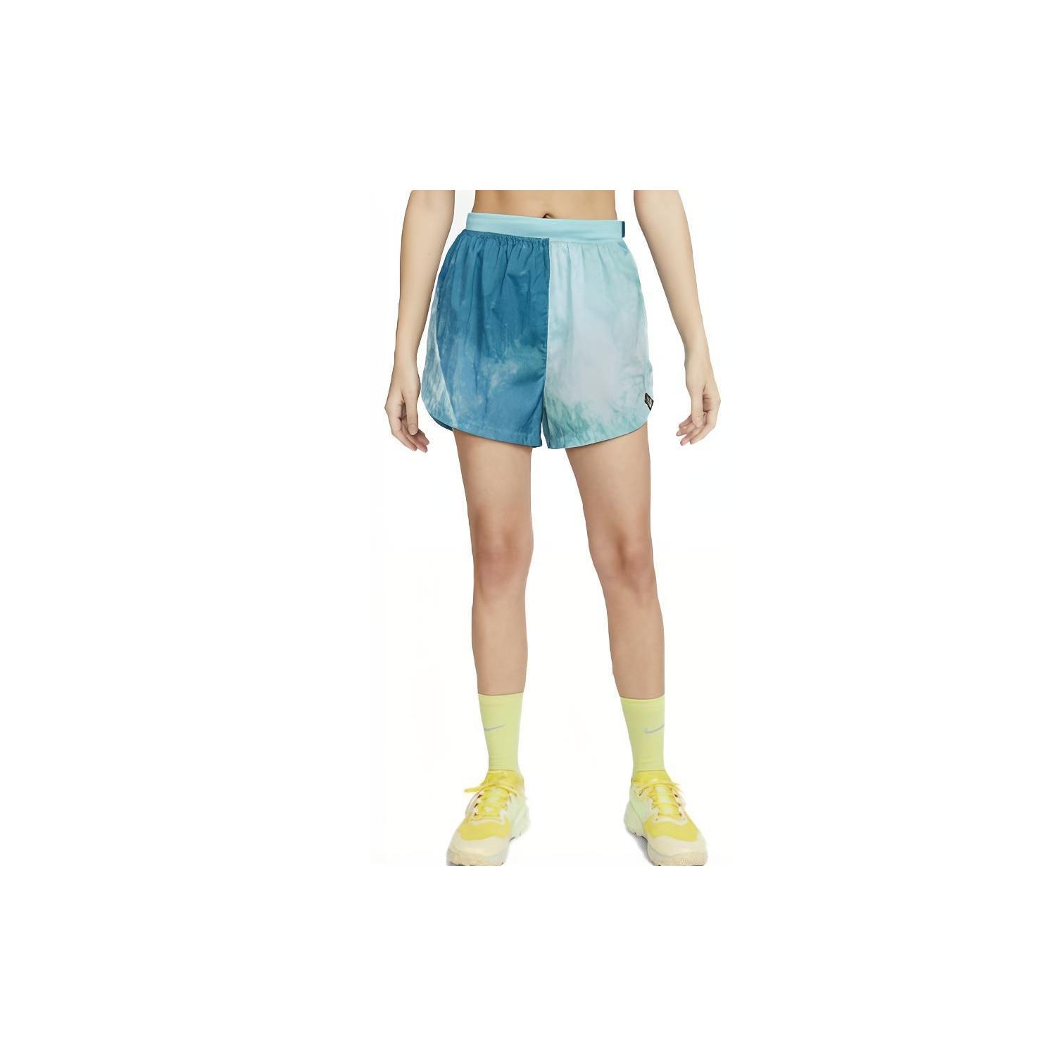 (WMNS) Nike Dri-FIT Repel Mid-Rise 3 Brief-Lined Trail Running Shorts with Pockets  Blue Teal  Women s DX1021-085 XS