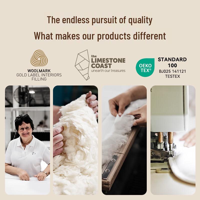 Jingdong Zhizao x MJ 100% Australian Wool Quilt