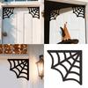 Wooden Spiders Web Door Frame Decors Halloween Door Corner Sign Decorations,Spiders Web Wooden Door Frame Decorations