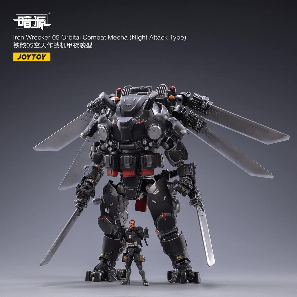 JOYTOY Iron Wrecker 05 Orbital Combat Mecha Attack Scale PVC ABS Painted Movable Figure [Night Type] 1/25 &