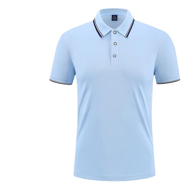 Women Summer Polo Shirt Ice Silk Short Sleeve Workwear T-shirt Ladies Training Casual Teacher's Clothing