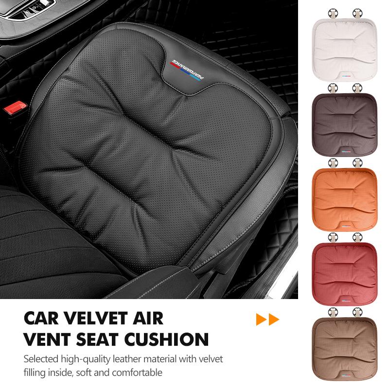 Car Seat Cushion Luxury Leather Support Pad Sponge Seat Cover For BMW 1 3 5 Series X1 X3 X4 X5 X7 G20 G38 F20 F39 F48 E46