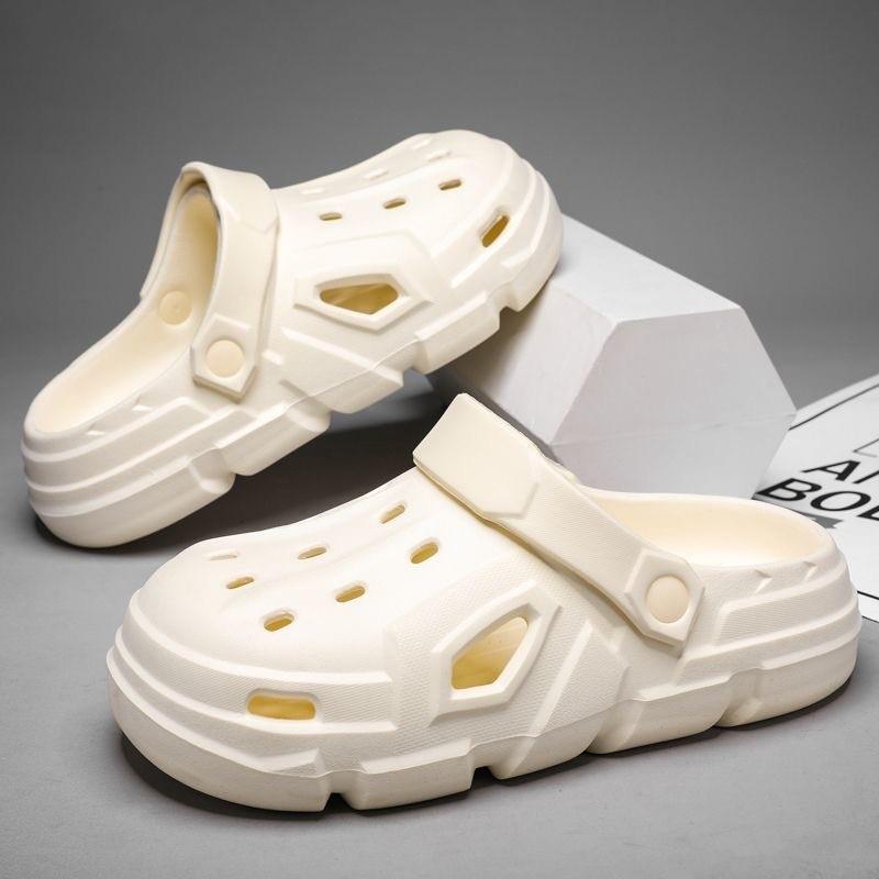 

2024 Мужские нескользящие пляжные тапочки на толстой подошве: Новый летний стиль для отдыха на открытом воздухе 44-45 (Runs small)