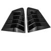 For Mazda 3 Axela Sedan 2020 2021 2022 Car Rear Louver Window Side Shutter Cover Trim Sticker Vent Scoop ABS Carbon Fiber