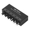 Stereo Mixer Distributor 2 In 4 Out Independent Control 5x Amplification for PC Mic Guitar Keyboard DC 5V To 19V