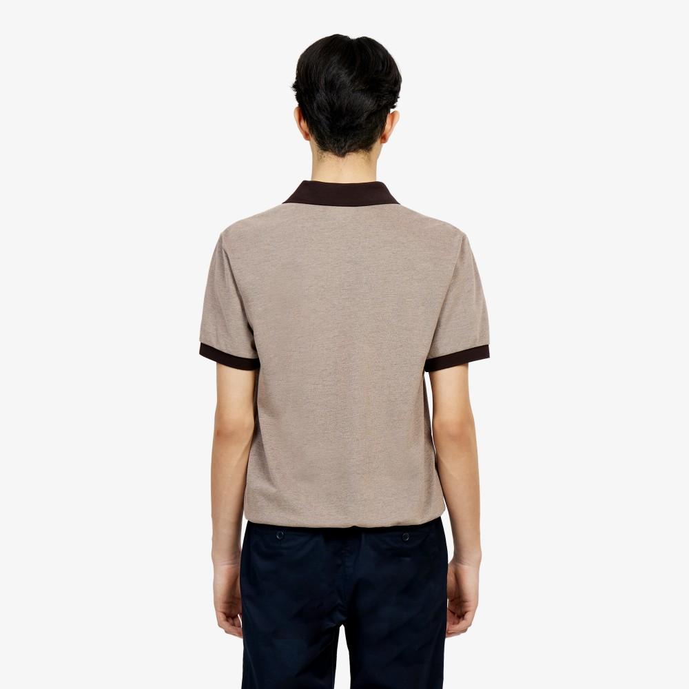 Lacoste Men's Basic Open Collar Short Sleeve Polo Shirt PH387E-56G3LA