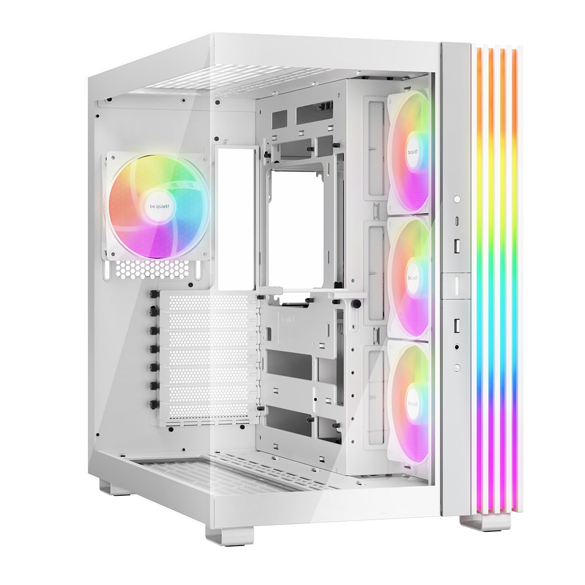 

be quiet Middle Tower PC Case ATX Pillarless Light Base 600 LX White (With Fan) Domestic Authorized Distributor Product BGW68 LGT-BSE-600LXWH