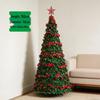 Automatic Folding Telescopic Christmas Tree with Lights for Home, Commercial, and Supermarket Decorations